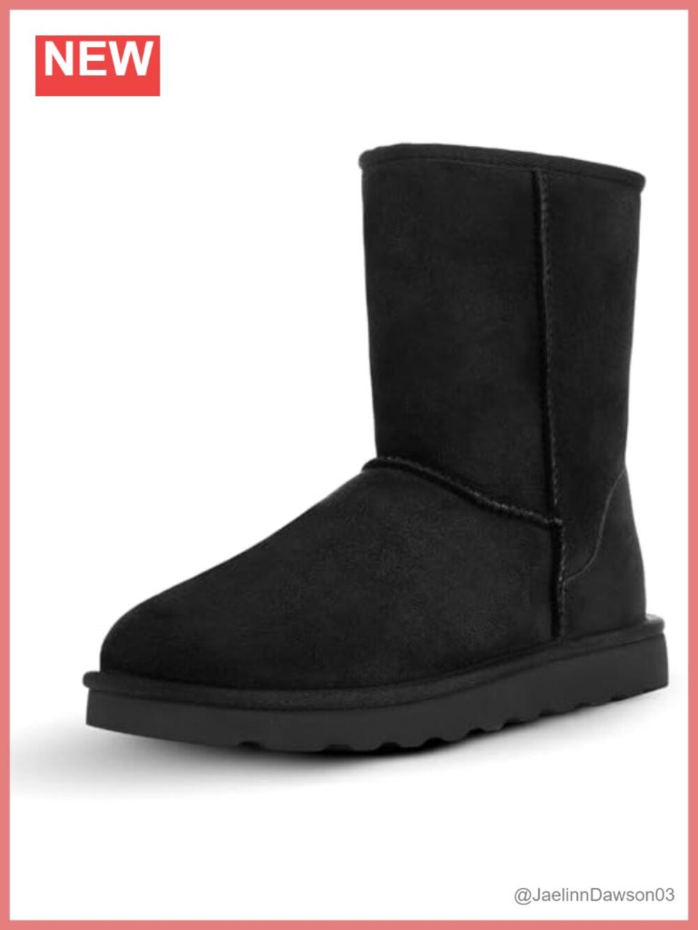 WaySoft Genuine Australia Mid Calf Sheepskin Fur Winter Boots for Women, Water